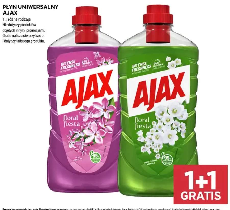 Płyn uniwersalny Ajax Floral Fiesta Spring Flowers Konwalie +1 wariant