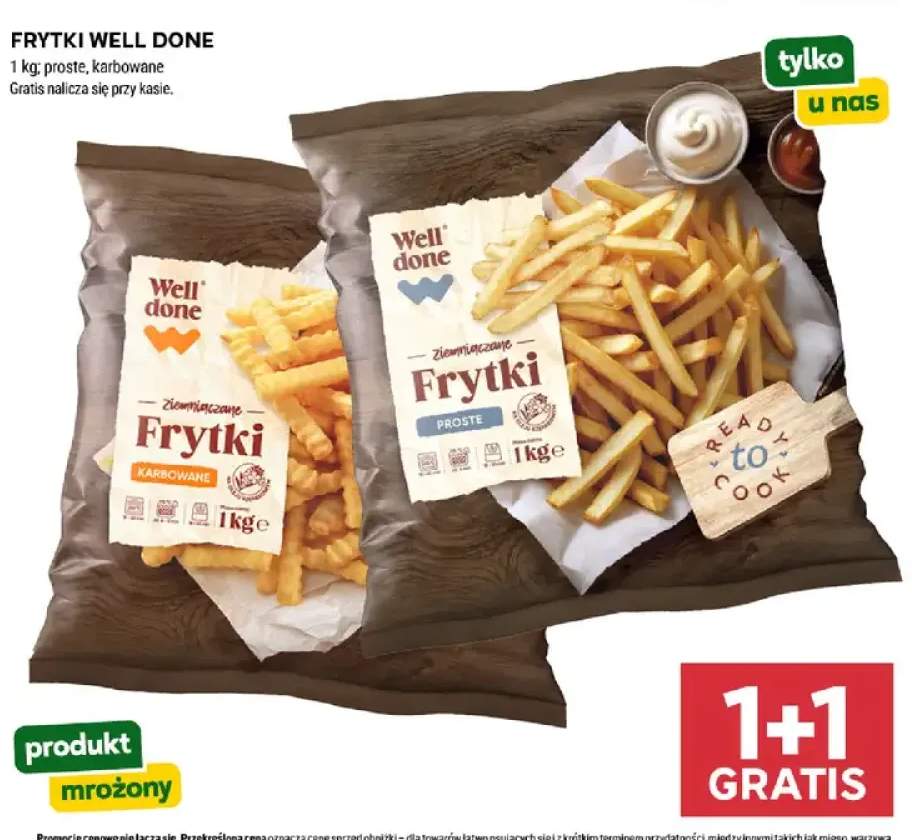 Frytki proste Well Done +1 wariant