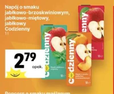 Napój o smaku jabłkowo-brzoskwiniowym Codzienny +2 warianty