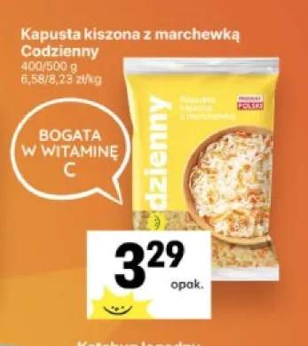 Kapusta kiszona z marchewką Codzienny