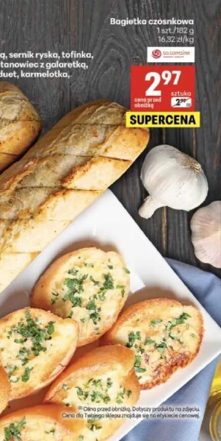 Bagietka czosnkowa La Lorraine