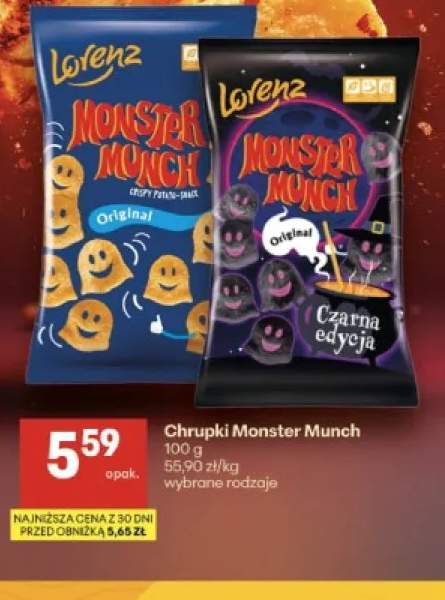 Chrupki Monster Munch Original Lorenz +1 wariant