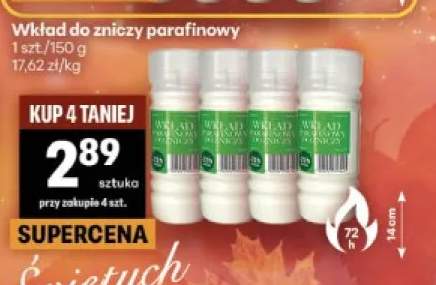 Wkład do zniczy parafinowy