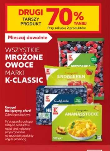 Mrożone owoce marki K-Classic +4 warianty
