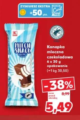 Kanapka mleczna czekoladowa 6-pak K-Classic