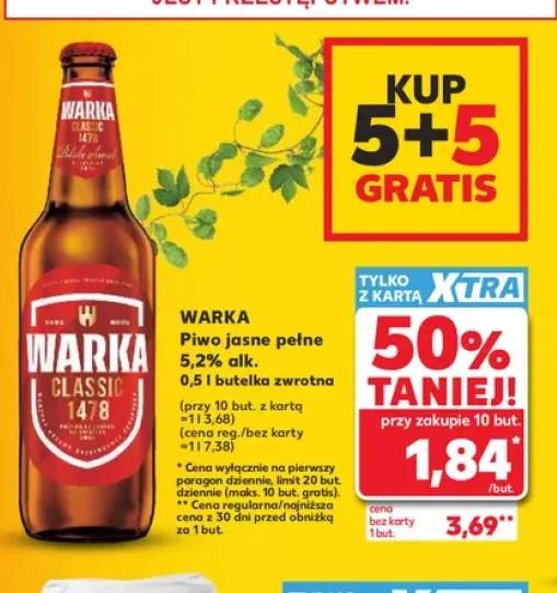 Piwo Warka Classic