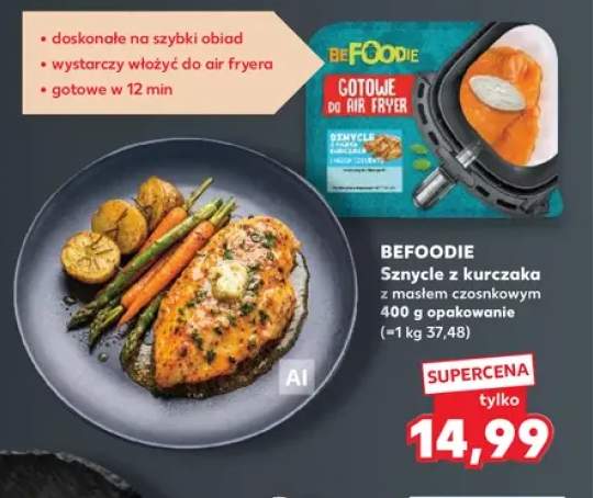 Sznycle z kurczaka z masłem czosnkowym Befoodie