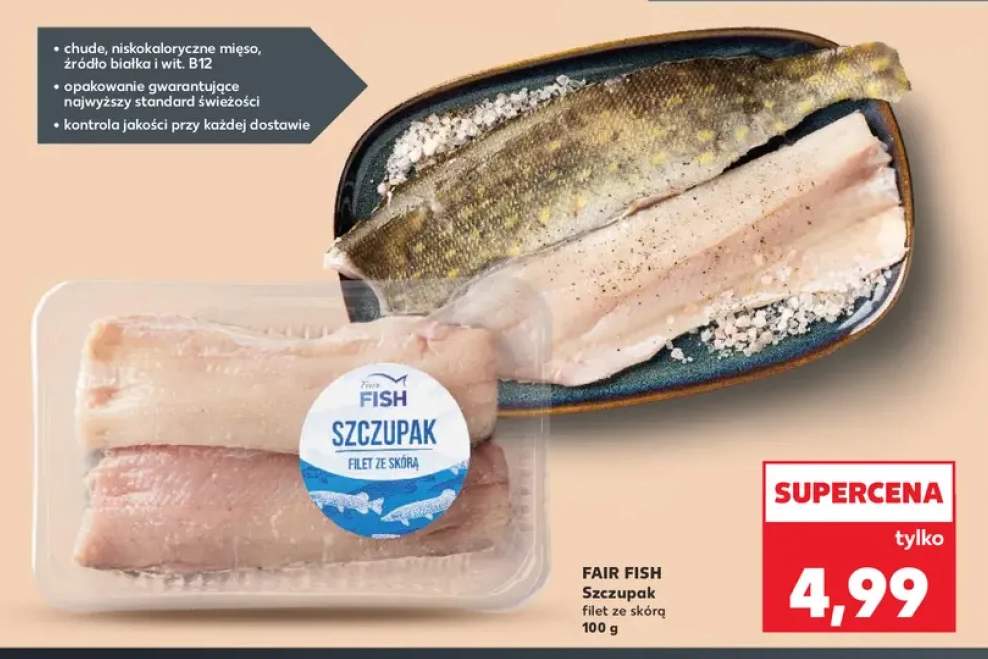 Szczupak filet ze skórą Fair Fish