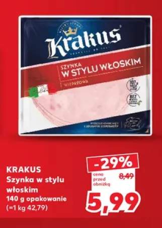 Szynka w stylu włoskim Krakus