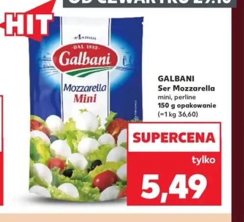 Ser Mozzarella mini Galbani +1 wariant