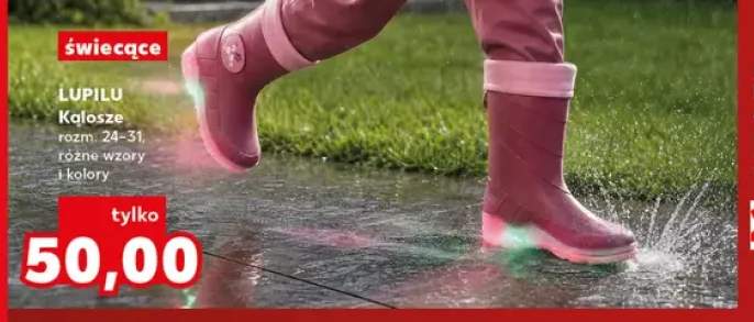 Kalosze świecące Lupilu