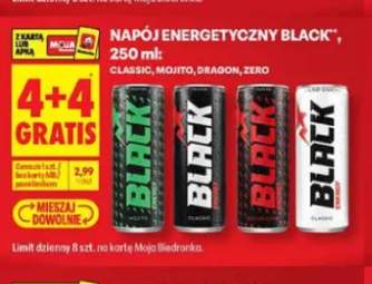 Napój energetyczny Black Zero +3 warianty