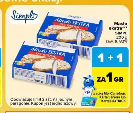 Masło ekstra Simpl