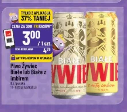 Piwo Żywiec Białe z imbirem +1 wariant