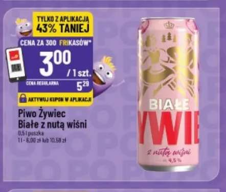 Piwo Żywiec Białe z nutą wiśni