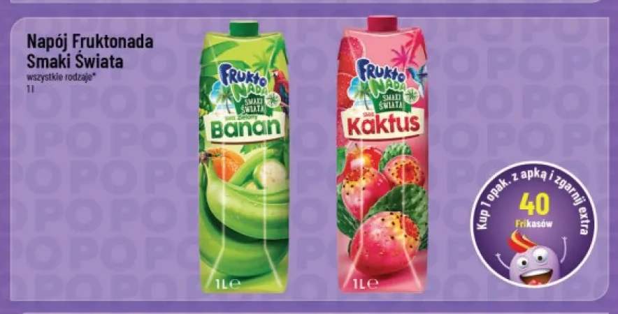 Napój Fruktonada Smaki Świata kaktus +1 wariant