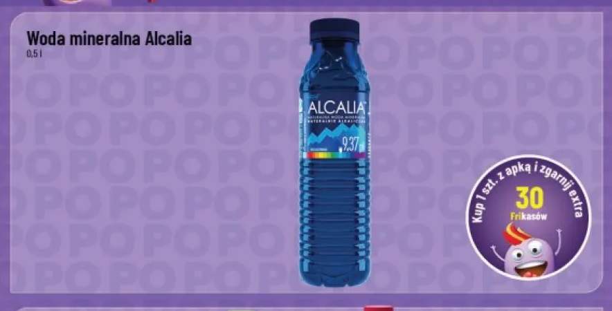Woda mineralna niegazowana Alcalia