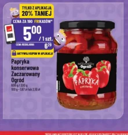 Papryka konserwowa Zaczarowany Ogród