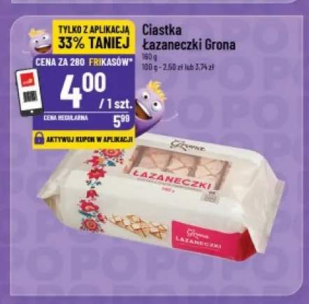 Ciastka Łazaneczki Grona