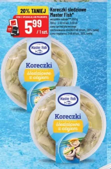 Koreczki śledziowe Master Fish