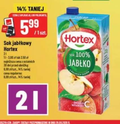 Sok jabłkowy Hortex