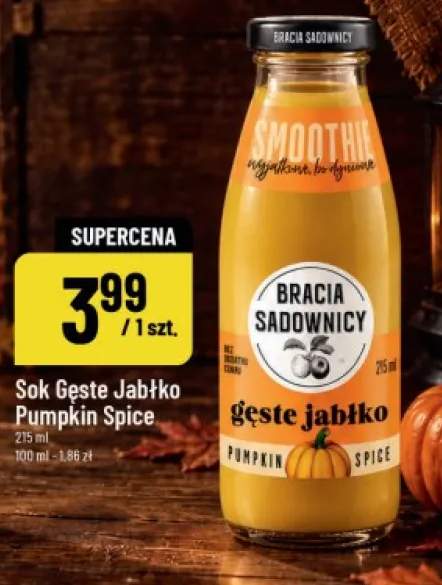 Sok Gęste Jabłko Pumpkin Spice Bracia Sadownicy