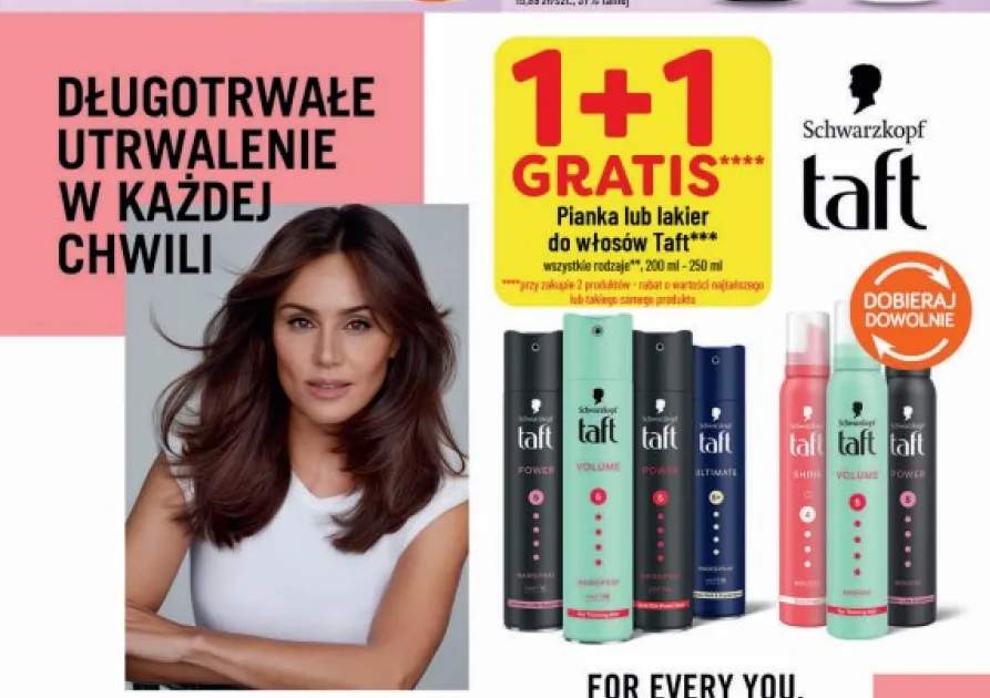 Pianka do włosów Taft +1 wariant