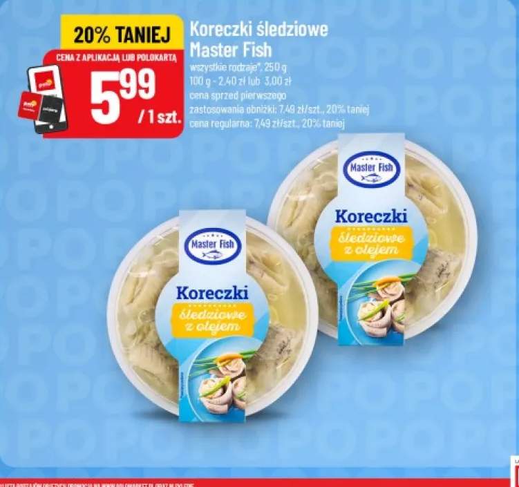 Koreczki śledziowe Master Fish