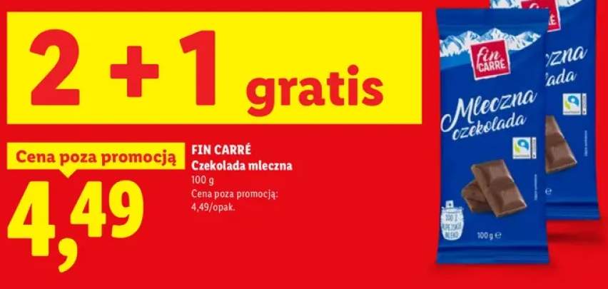 Czekolada mleczna Fin Carré