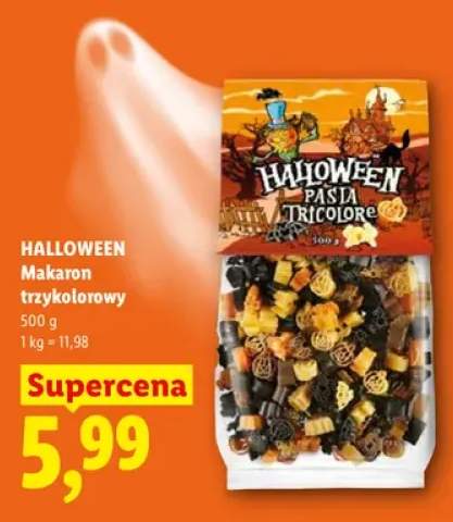 Makaron trzykolorowy Halloween