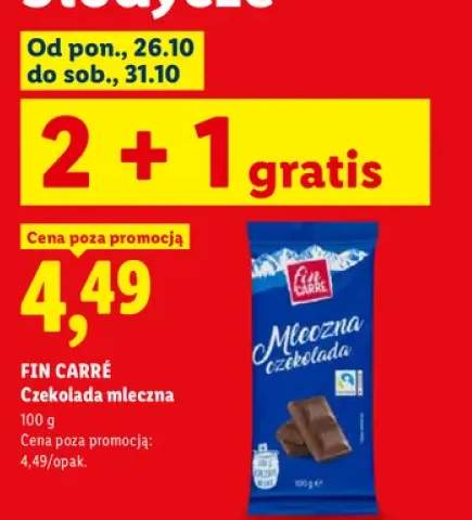 Czekolada mleczna Fin Carré