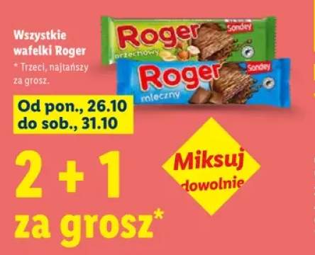 Wafelki Roger +2 warianty