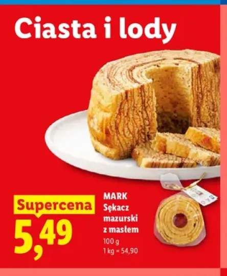 Sękacz mazurski z masłem Mark