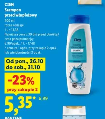 Szampon przeciwłupieżowy Cien