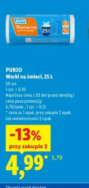 Worki na śmieci 25 l Purio