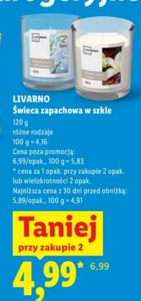 Świeca zapachowa w szkle Livarno