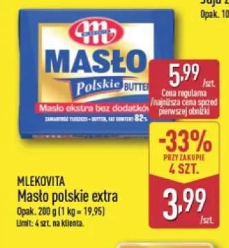Masło polskie ekstra Mlekovita