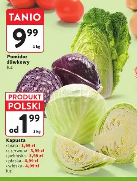 Kapusta biała polska +4 warianty