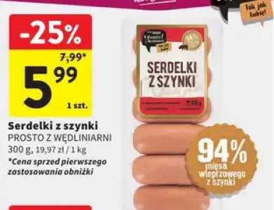 Serdelki z szynki Prosto z Wędliniarni