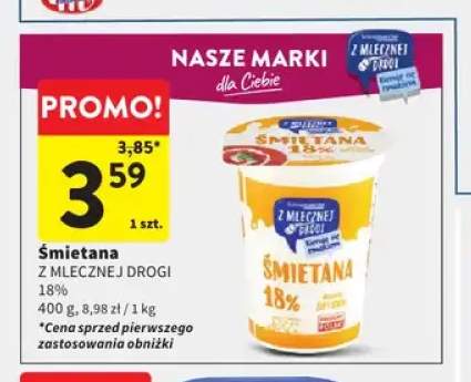 Śmietana Z Mlecznej Drogi 18%
