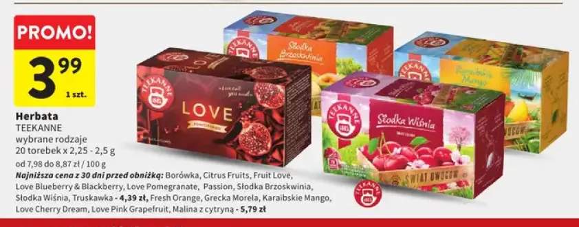 Herbata Teekanne Love Pomegranate +3 warianty