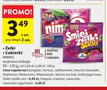 Żelki Nimm2 Śmiejżelki Słoneczny Sad +1 wariant