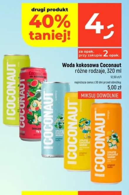 Woda kokosowa Coconaut Yuzu +4 warianty
