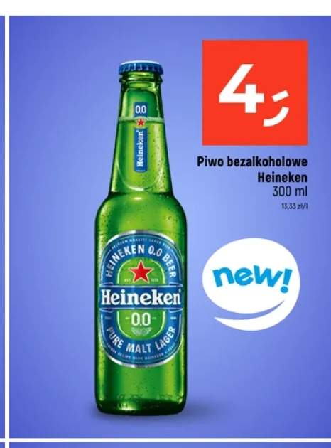 Piwo bezalkoholowe Heineken