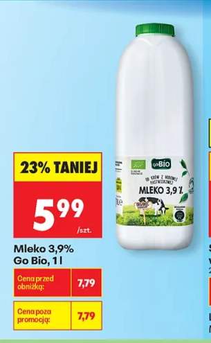 Mleko Go Bio 3,9%