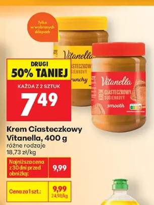 Krem ciasteczkowy smooth Vitanella +1 wariant