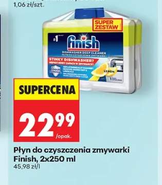 Płyn do czyszczenia zmywarki Finish 2-pak