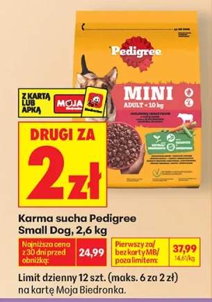 Karma sucha Pedigree Small Dog