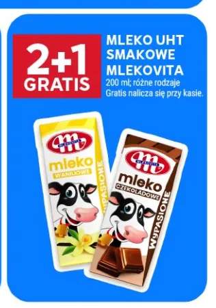Mleko UHT smakowe czekoladowe Mlekovita Wypasione +1 wariant
