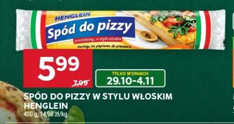Spód do pizzy w stylu włoskim Henglein